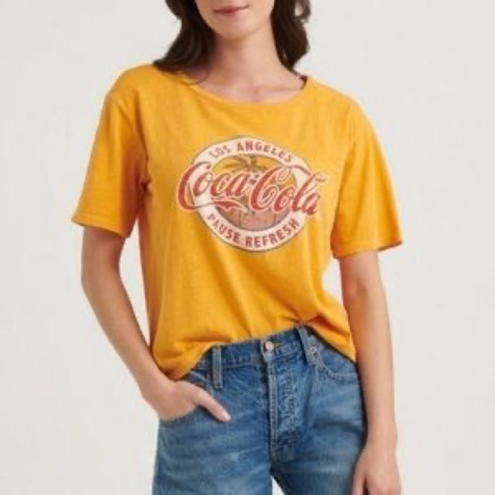 Lucky Brand Women's Los Angeles Coca Cola Graphic Tee